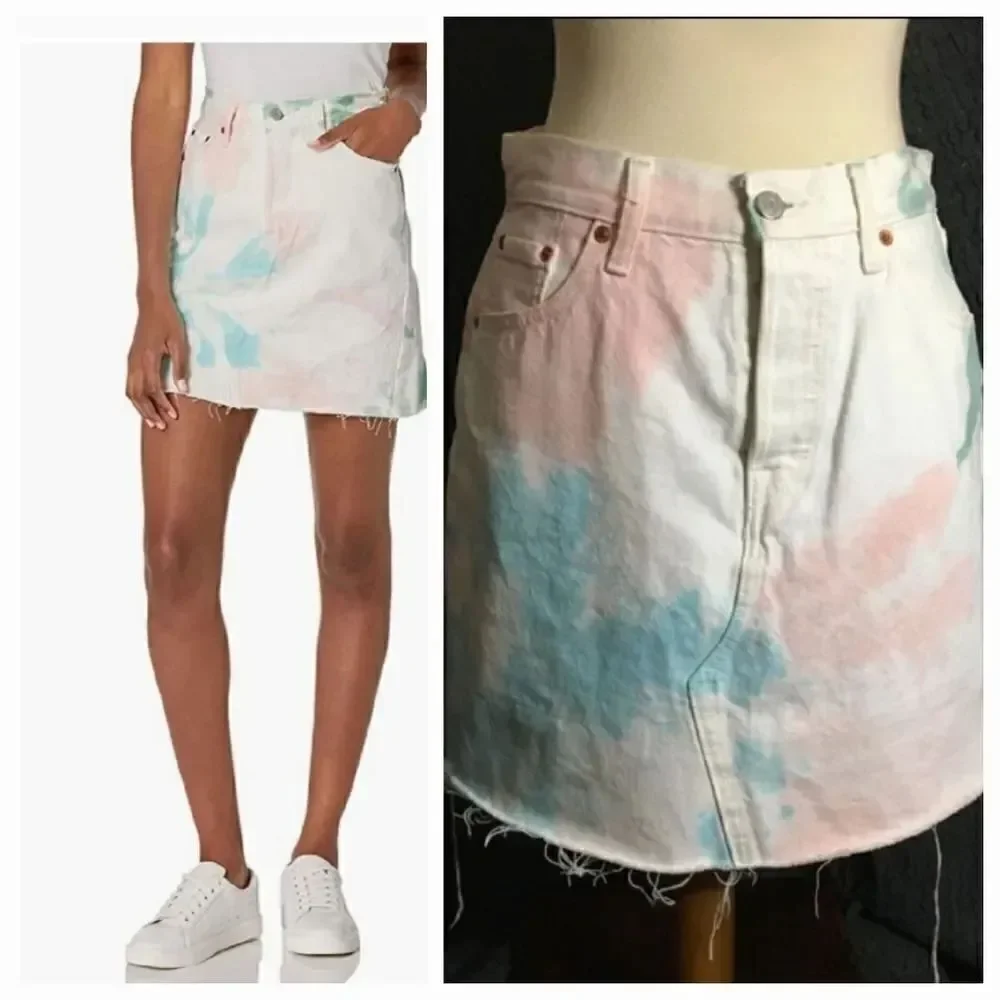 Levi’s NWT High-rise Deconstructed Skirt Size 29